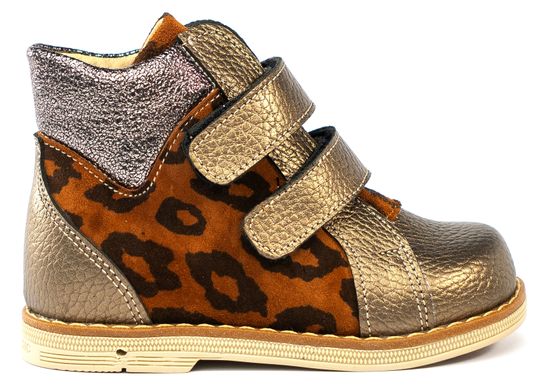 Леопардовые ботинки